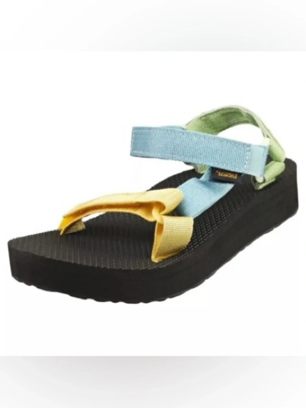 Tévez Midform Universal Women's Vegan Platform Strappy Sandal In size 9